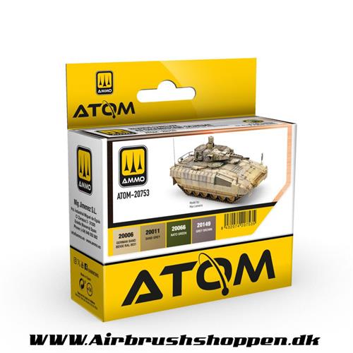 ATOM-20753  -  ATOM Bundeswehr Afghanistan Scheme Set 4 x 20ml